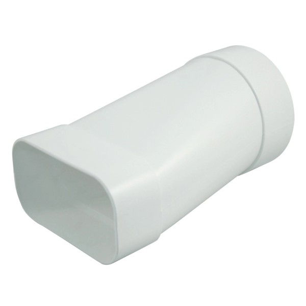 Flachkanal 125 Übergangsstück Ø 125 mm