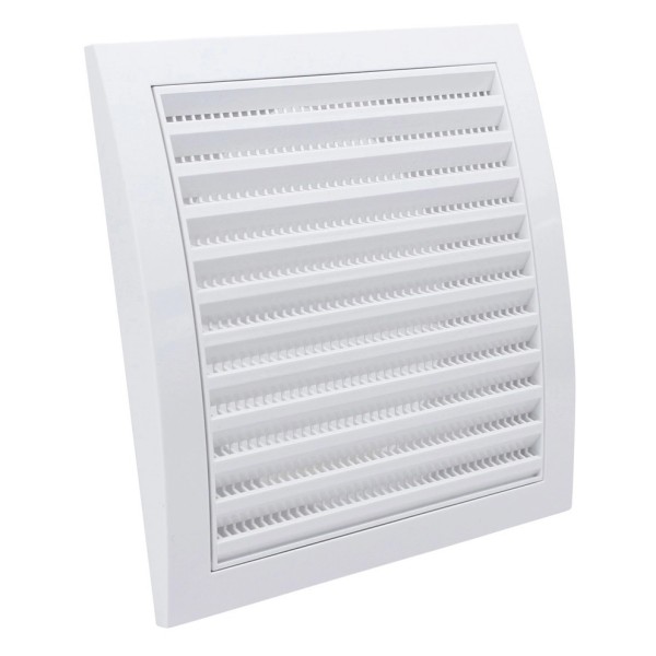 Lüftungsgitter Ø 150 mm Kunststoff weiß