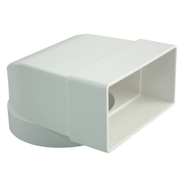 Flachkanal 100 Umlenkstück Ø 100 mm