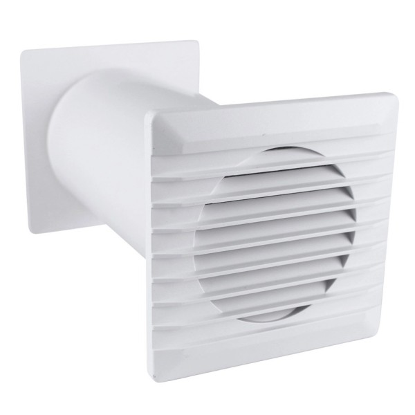 Mauerkasten Teleskopkanal 100 Anschluss eckig 110 x 54 mm