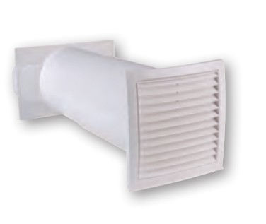 AirTec150 Mauerkasten 165 mm braun