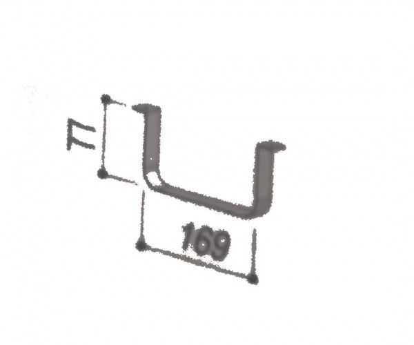 BERBEL Flachkanalhalterung 170x82mm